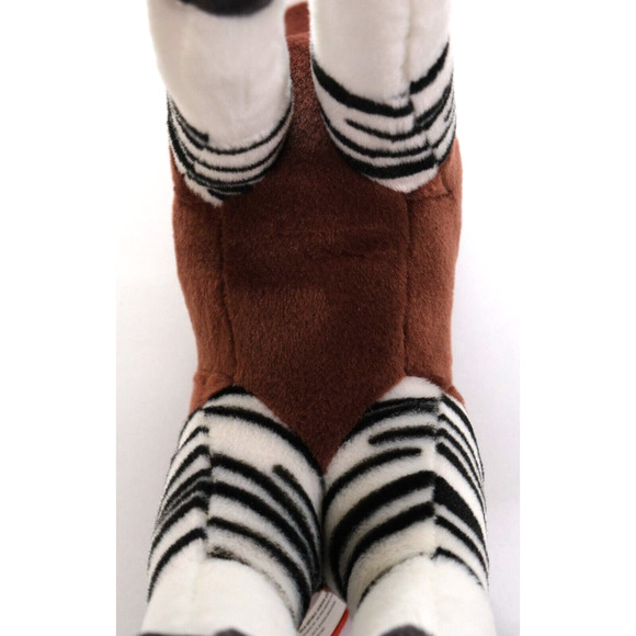 Wild Republic Zebra OKAPI Standing Plush Stuffed Animal Horse Wildlife Brown - Picture 6 of 6